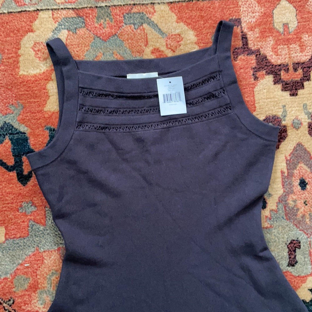 KATE SPADE Square Neck Open Cable Sweater Black Fit Flare Mini Dress Size Small - Picture 7 of 16